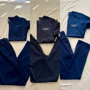 HCA Navy scrubs size small